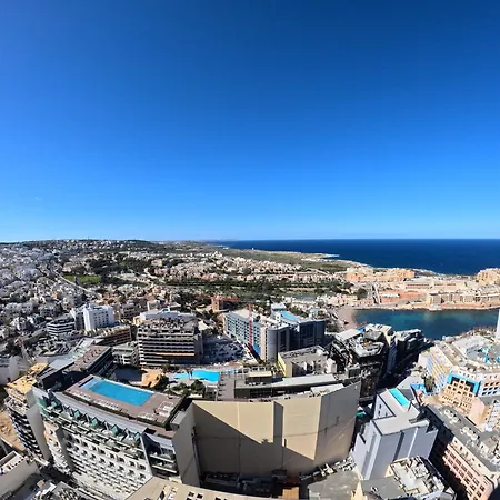 Apartman Mercury Tower With Pool Access San Ġiljan